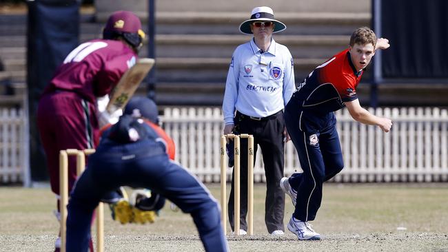 Sam Weir is also a handy bowler. Picture: John Appleyard