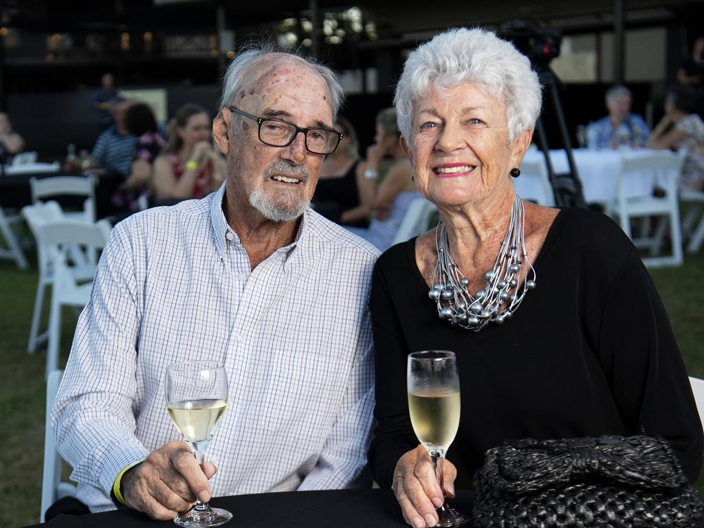 Jim and Leonie McNally at the launch of the Darwin Cup Carnival at the Darwin Turf Club. Picture: Keri Megelus