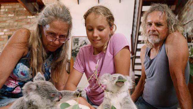 Izzy's Koala World stars Ali Bee, Izzy Bee and Tim Bee. Photo: Netflix