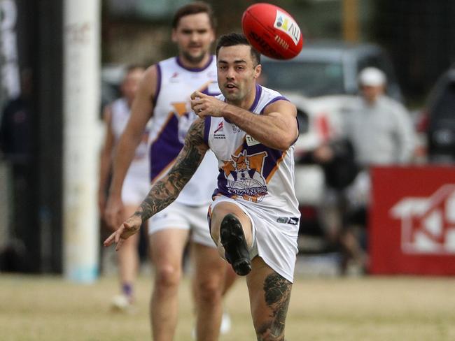 Josh Bench in action for Altona in the WRFL. Picture: Local Legends Photography