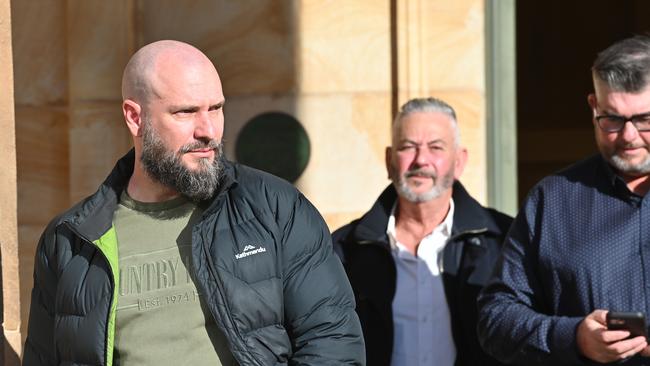 A number of family and friends attended court to support alleged Hells Angels bikie Scott Smith’s bail bid.