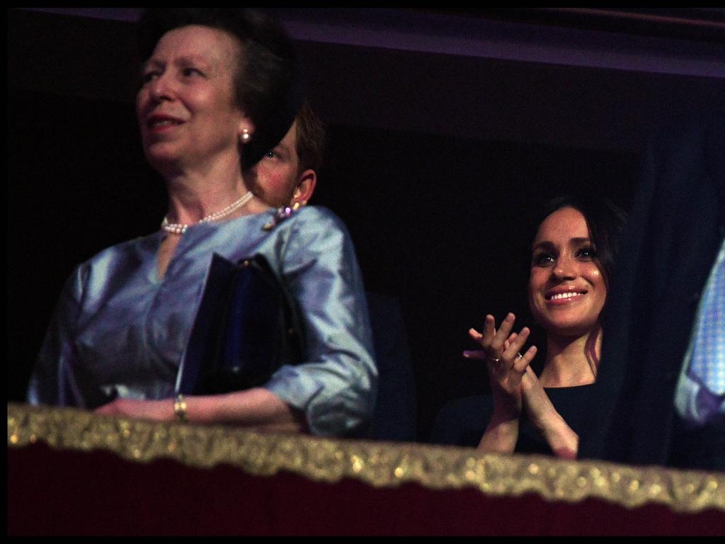 A royal commentator said Meghan Markle was left “dumbfounded” by advice she sought from Princess Anne. Picture: Andrew Parsons - WPA Pool/Getty Images