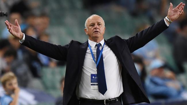 Graham Arnold calls talk of his Socceroos coaching ascension ‘not real’.