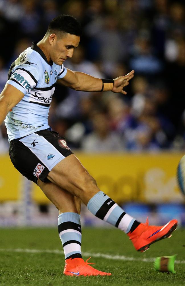 Valentine Holmes has the best kicking percentage of the main candidates.