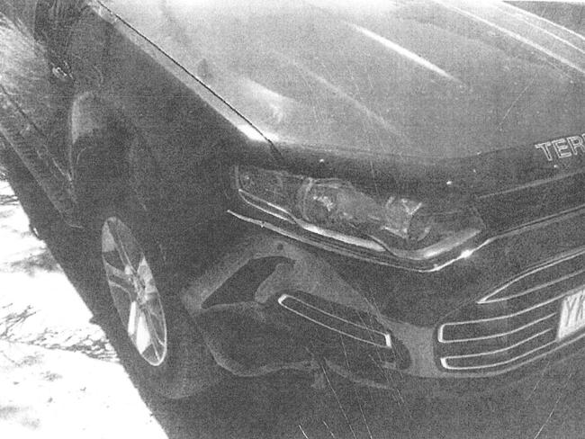 The Shuey review found that the Andrews’ SUV was ‘travelling at speed’. Picture: Supplied