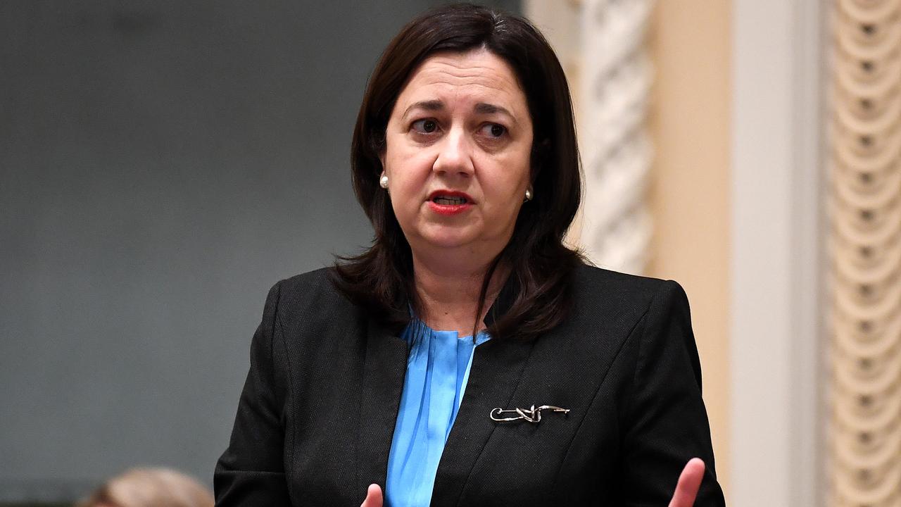 Premier Annastacia Palaszczuk says she won’t be bullied or intimidated by Scott Morrison. Picture: Dan Peled