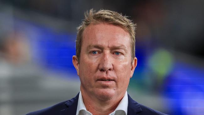 SYDNEY, AUSTRALIA - AUGUST 18: Roosters coach Trent Robinson is seen ahead of the round 25 NRL match between Parramatta Eels and Sydney Roosters at CommBank Stadium on August 18, 2023 in Sydney, Australia. (Photo by Mark Evans/Getty Images)