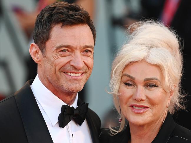 MAIN PIC: VENICE, ITALY - SEPTEMBER 07: Hugh Jackman and Deborra-Lee Furness attend 