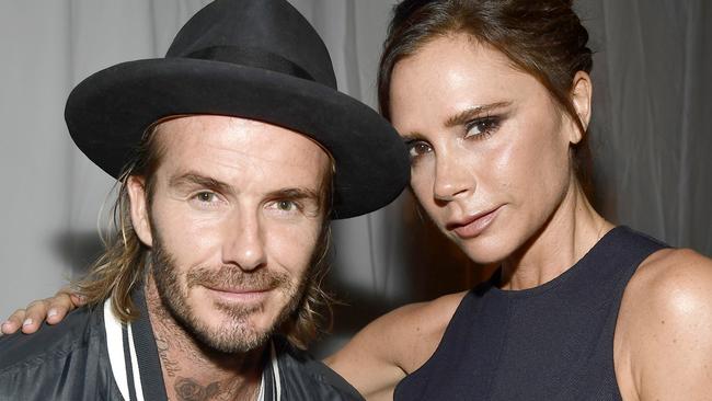 Any making up between the Sussexes and David Beckham and Victoria Beckham is ‘so unlikely’, a source has said. Picture: Frazer Harrison/Getty Images for Ken Paves Salon