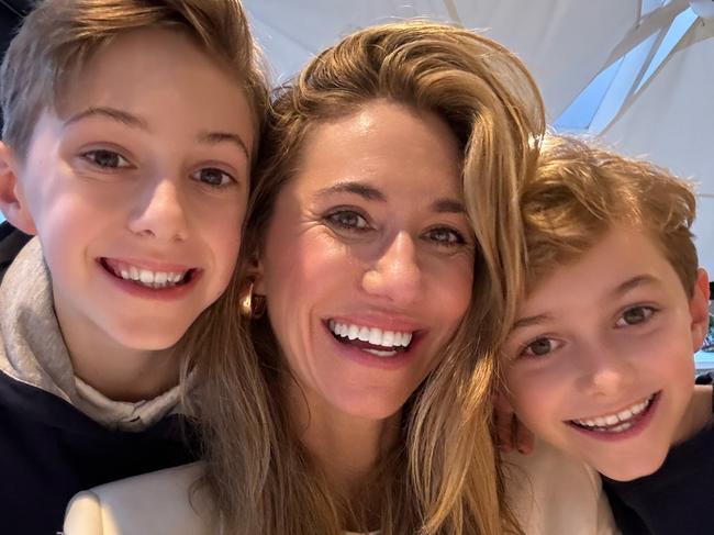 Juliet Love’s double blessing, sons Leo and Hart.