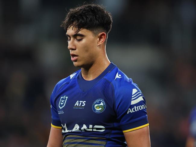 The loss of Blaize Talagi was a blow for the Eels. Picture: Jeremy Ng/Getty Images