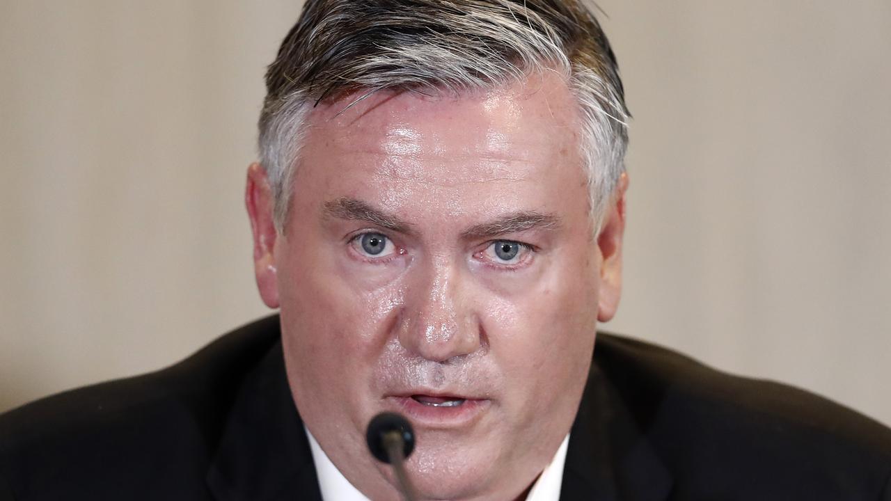 Eddie McGuire stepped down as Collingwood President. Picture: Darrian Traynor