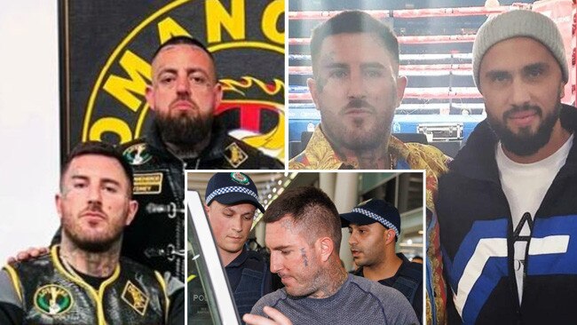 Comanchero bikie boss Allan Meehan has been replaced by painter Bemir Saravec.