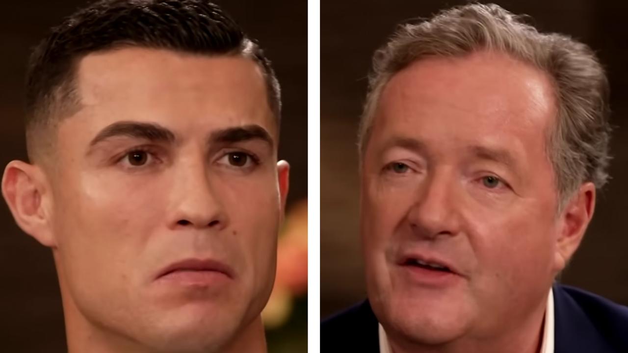 A certain answer from Cristiano Ronaldo during an interview with Piers Morgan has come back into the spotlight. Picture: YouTube