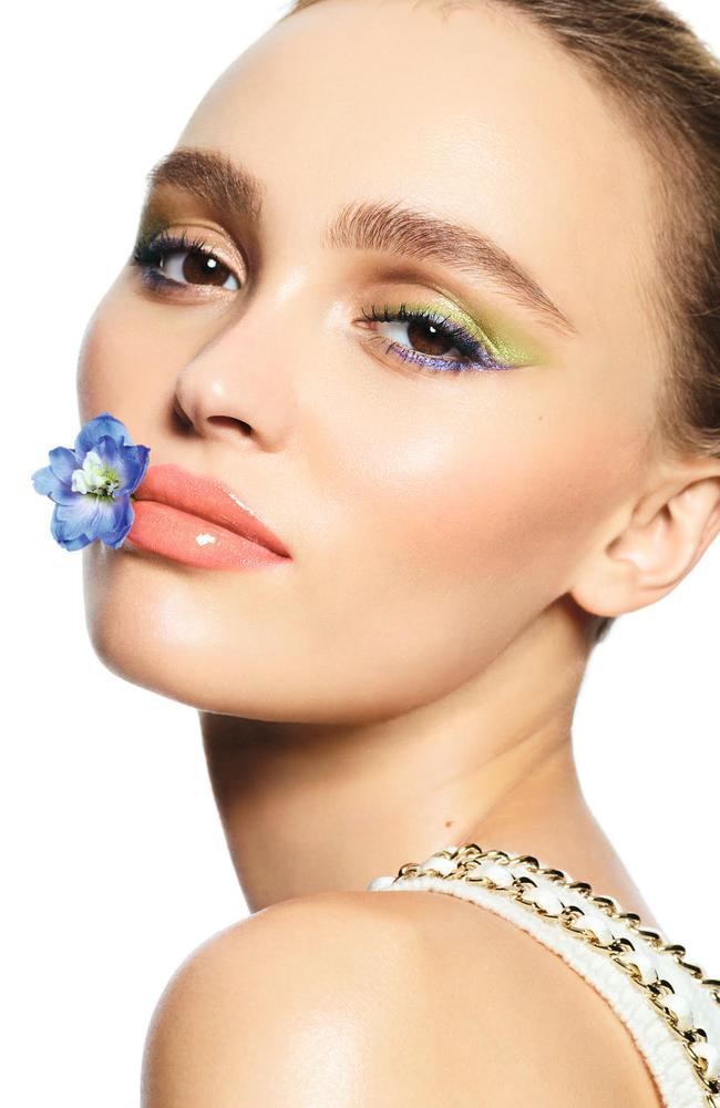 Flower power! Lily-Rose Depp for Chanel. Picture: Chanel