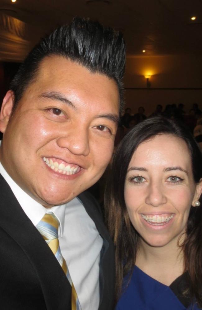 Kenrick Cheah pictured with ALP party boss Kaila Murnain.