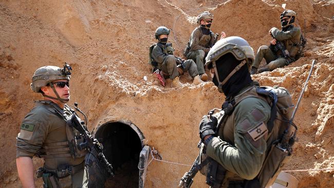 Around 40 per cent of Hamas’s tunnel system has been destroyed. Picture: Jack Guez/AFP