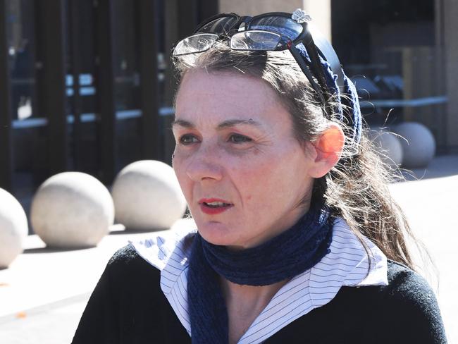 Axe attack victim Sharon Hacker said she feels she can finally get on with her life. Picture: AAP/Peter Rae