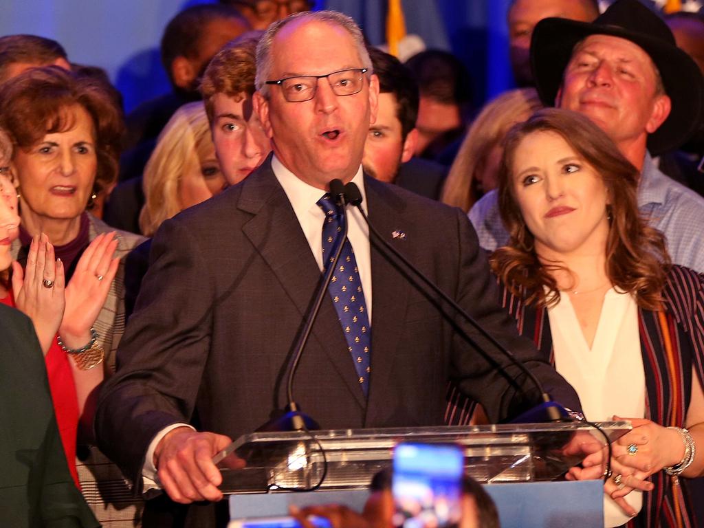 Governor John Bel Edwards of Louisiana. Picture: AFP