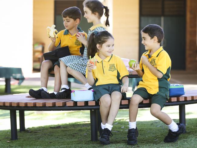 Bossley Park Public School’s healthy menu is turning a profit. Picture: Dylan Robinson