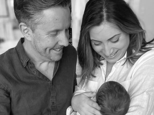 Mark Butler and Daniela Ritorto with their first baby Charlie Dominic. Pic: Twitter