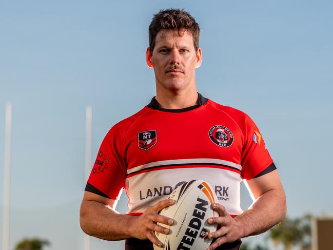 The 2020 rugby league grand final captains, Litchfield v Brothers at Mararra Rugby League Stadium. Portrait of Luke Mahood.Picture: Che Chorley