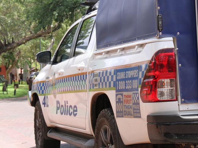 Northern Territory police in Alice Springs, Todd Mall. Picture: Gera Kazakov generic NT Police NTPFES