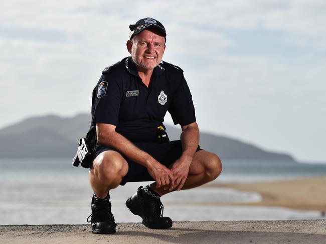 Officer in charge at Palm Island police station Senior Sergeant Dave Rutherford. Picture: Zak Simmonds