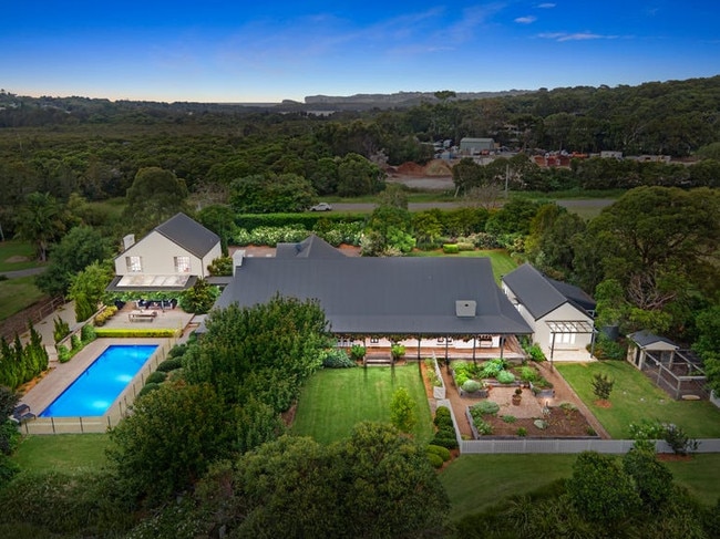 Mrs Baker recorded a record $5m acreage sale at 12 Carbeen Road, Wamberal. Picture: realestate.com.au