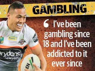 Tim Simona has opened up on his illegal gambling.