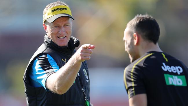 Richmond coach Damien Hardwick. Picture: Michael Klein