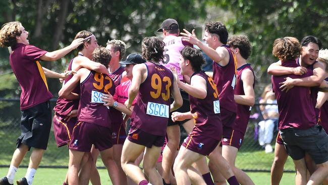 Palm Beach Lions AFC has plenty to celebrate - the rise of elite players like Jed Walter - and now have a colts QAFL premiership.. Picture, John Gass