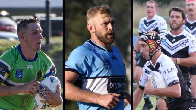 Players from the Tweed Coast Raiders, Ballina Seagulls and Lower Clarence Magpies during the 2023 NRRRL season. Photo: supplied