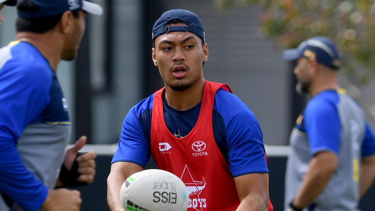 Jeremiah Nanai is keen to declare his allegiance to the Maroons. Picture: Evan Morgan