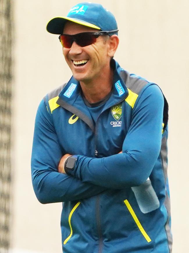 Australia cricket coach Justin Langer. Picture: Mark Evans