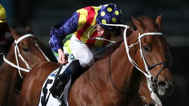 Chris Waller runner Nature Strip should lead the field to the straight in The Everest. Picture: Getty Images