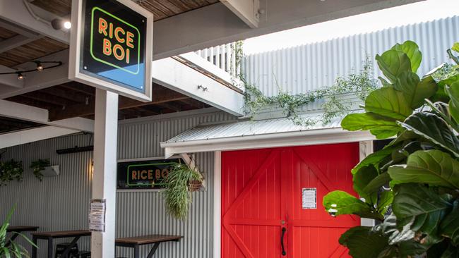 Mooloolaba beach restaurant Rice Boi is shut for a deep clean after a woman who tested positive for Covid-19 visited the Sunshine Coast restaurant. Photo: Brad Fleet.