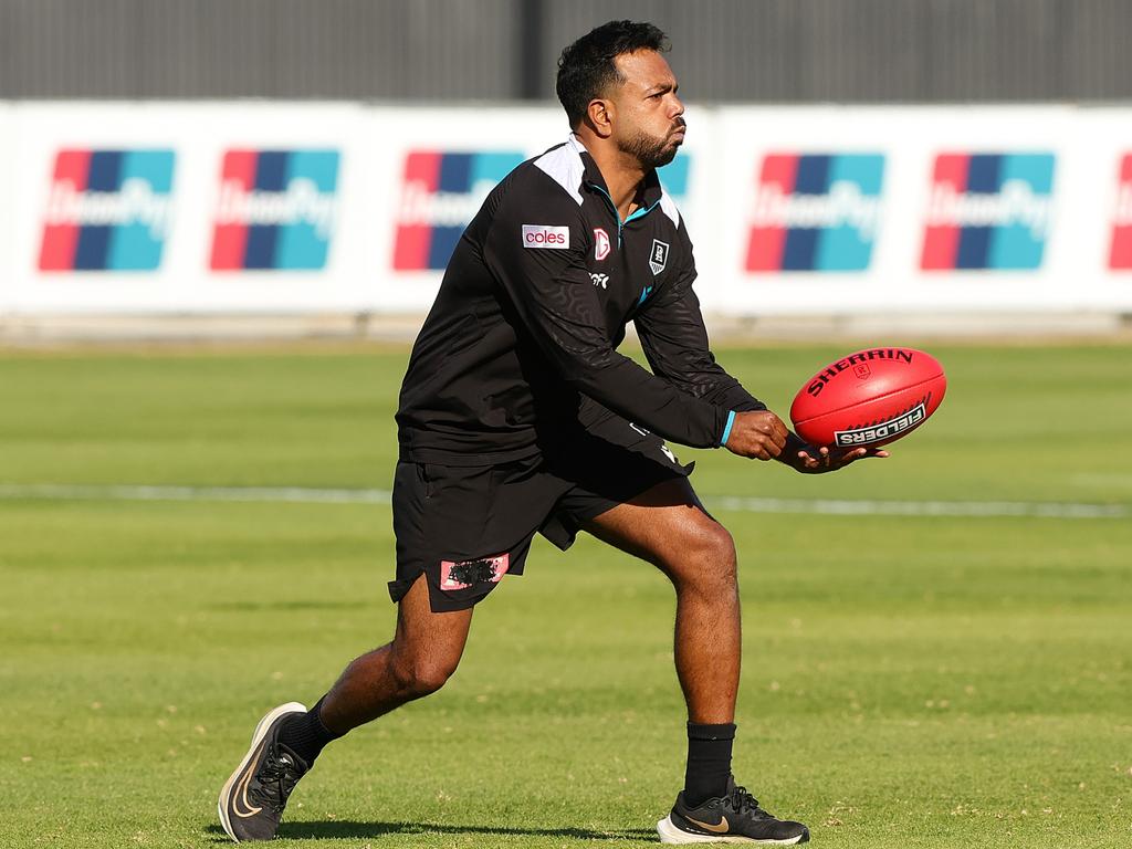 The Power could have Willie Rioli available for the weekend. Picture: Sarah Reed/Getty Images