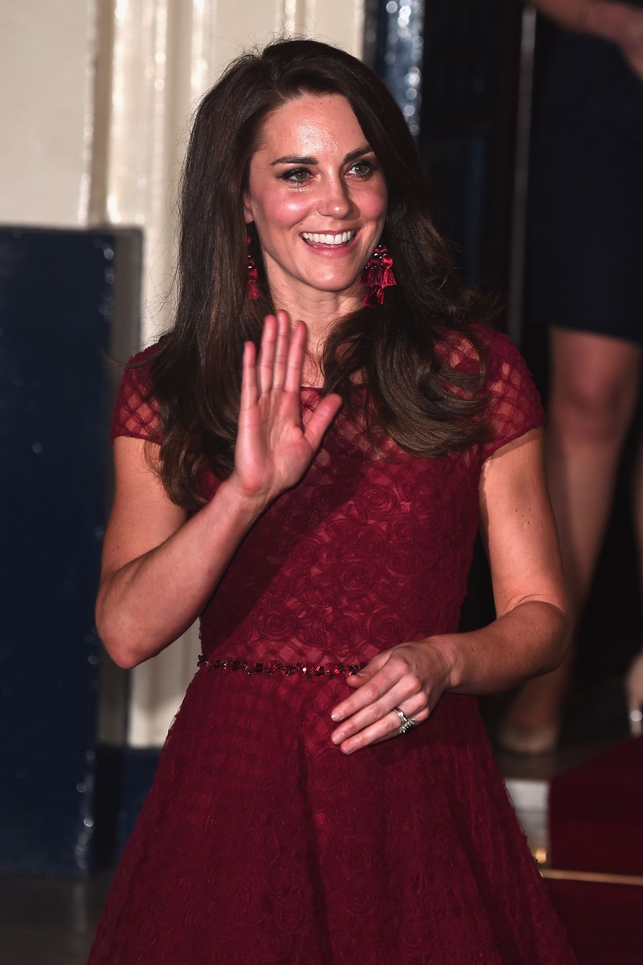 <h2><strong>Kate Spade</strong></h2><p>American fashion brand Kate Spade is best-known for its handbags. But its penchant for bright colour and unique patterns extends to its jewellery; Princess Kate wore a pair of its fringed tassel earrings in a deep red hue back in 2017. While that style is no longer available, Kate Spade does still sell bejewelled drop earrings designed to spruce up an outfit, just like Princess Kate is wont to do.</p>