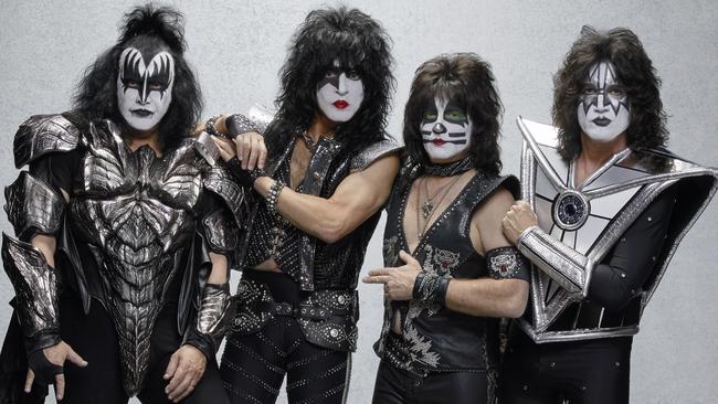 US rock band Kiss. Picture: Supplied