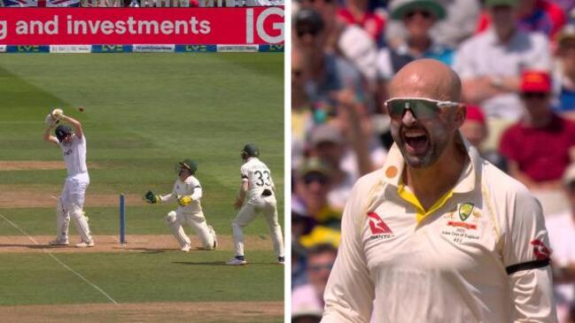 Nathan Lyon bowls INVISIBLE ball?!