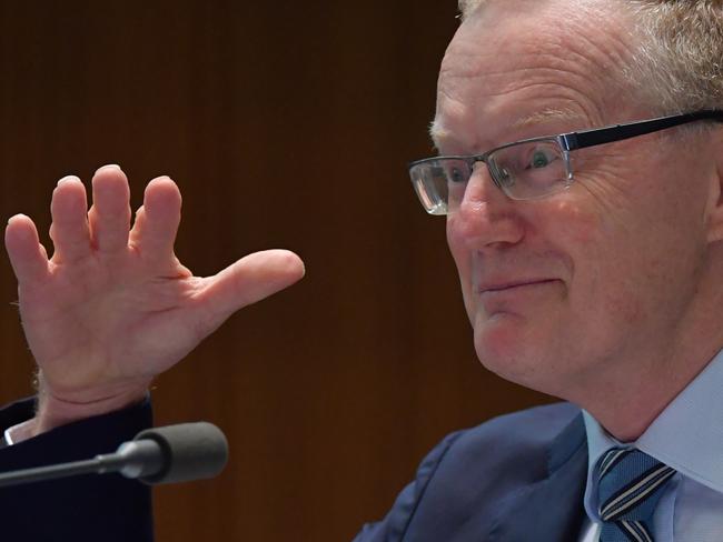 CANBERRA, AUSTRALIA - FEBRUARY 05: Reserve Bank Governor Philip Lowe at the Standing Committee on Economics at Parliament House on February 05, 2021 in Canberra, Australia. In an address to the National Press Club earlier this week, Reserve Bank of Australia governor Philip Lowe indicated being in favour of a permanent rise in the dole, declaring it an issue of fairness while revealing the economy could need record low interest rates until the middle of the decade. (Photo by Sam Mooy/Getty Images)