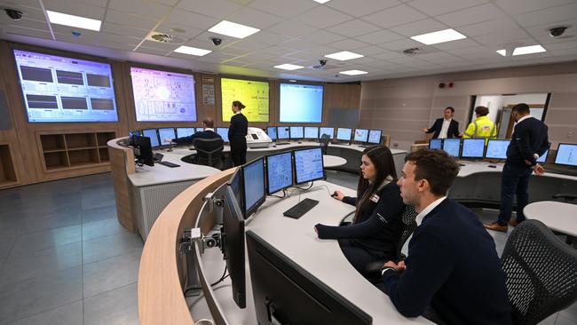 The control centre training area at Hinkley Point C Nuclear Power Station in Bridgwater, England. The UK government’s energy strategy puts nuclear power at its centre.