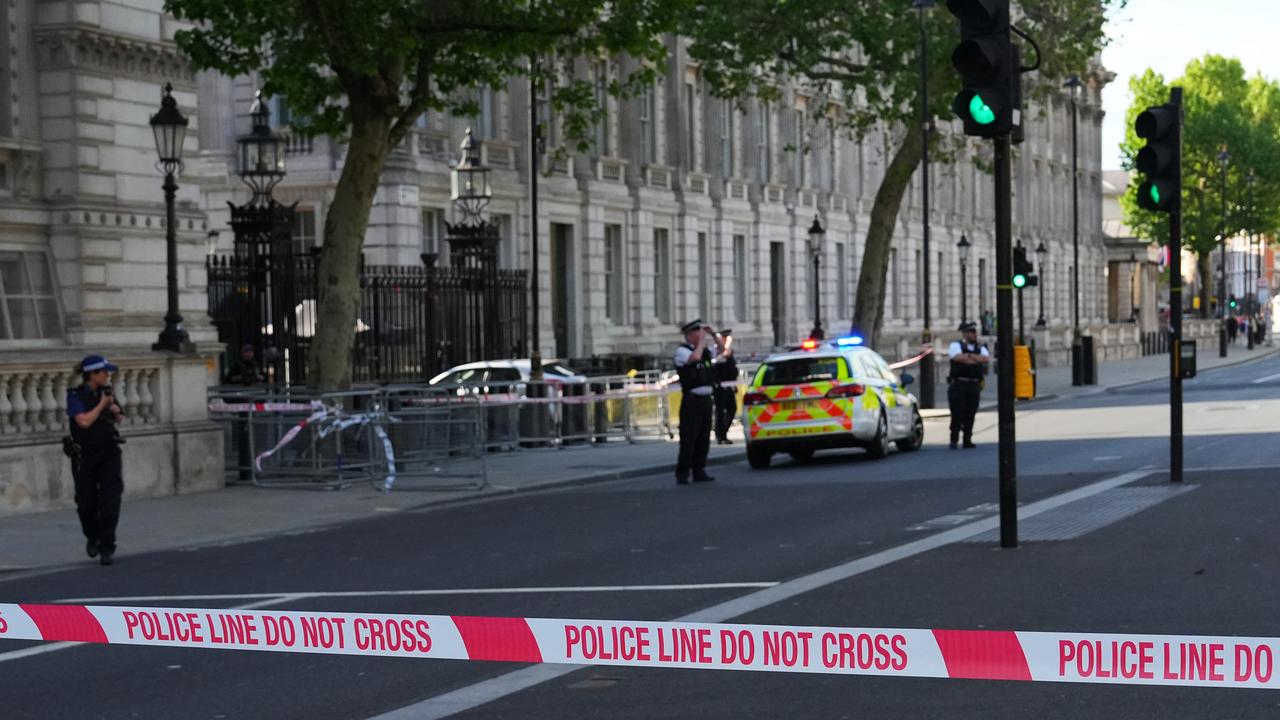 Man Arrested After Car Crashes Into Downing Street Gates News Com Au Australias Leading