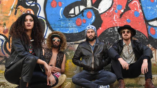 Moroccan-French blues quartet Bab L’ Bluz. Picture: Besma Mansour, supplied