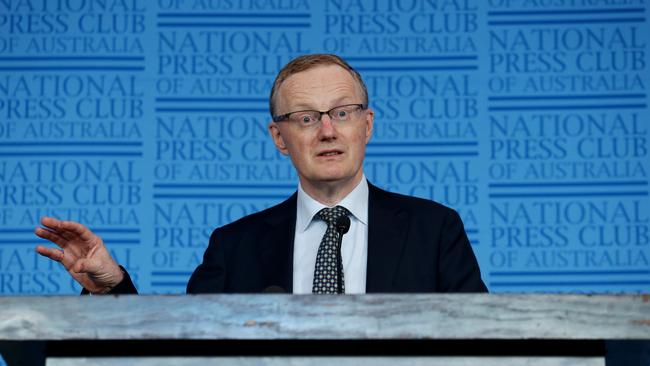 RBA governor Philip Lowe. Hollie Adams/The Australian