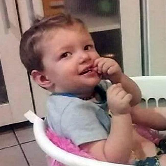 Queensland toddler Mason Lee was struck in the abdomen by his mother’s boyfriend so hard it ruptured his small intestine, which led to his death from an infection in June 2016. (AAP Image/GoFundMe)