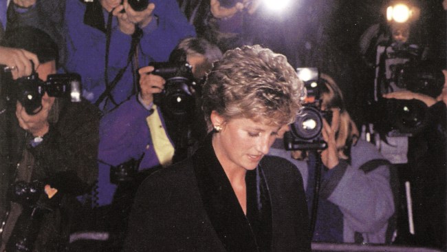 The Duke of Sussex related to the British tabloid press’ intrusive treatment of Princess Diana, Picture: TV documentary "Diana, Life Through a Lens", on Odyssey.