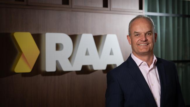 RAA chief executive Nick Reade said they would launch an everyday energy plan that is different to what other retailers are offering. Picture: NCA NewsWire / Naomi Jellicoe