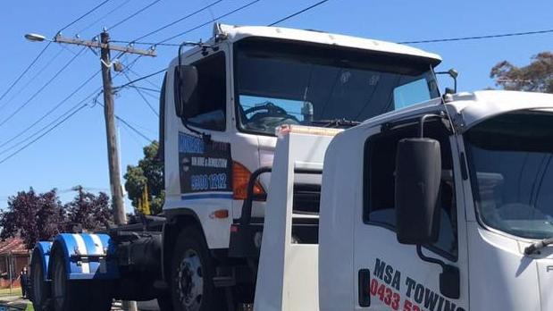 Mahmoud Abou-eid, 37, owns and operates MSA Towing.